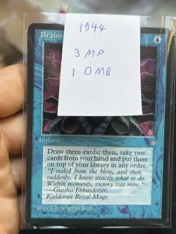 4x Brainstorm Ice Age • 3 MP / 1 Damaged • Mtg (1944) - Image 4