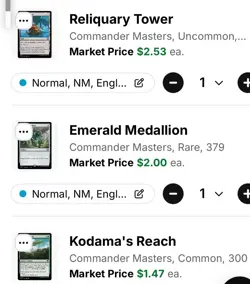 Green Commander Deck Must Haves $9.47 Market Value See Pics - Image 4