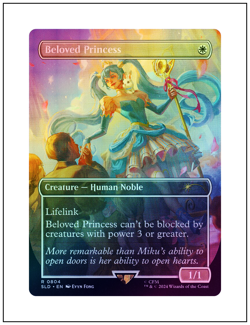 1x Beloved Princess, Foil, Secret Lair Hatsune Miku, Magic MTG NM ENG - Image 1