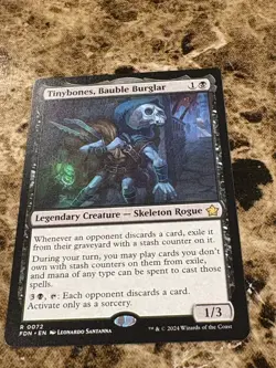 TINYBONES, BAUBLE BURGLAR Magic the Gathering MTG Foundations Rare - Image 1