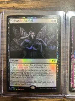 Demonic Counsel Duskmourn: House of Horror Foil X4 2 Art 2 Foil - Image 2
