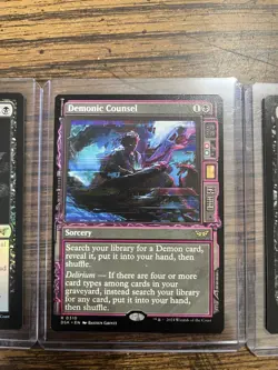 Demonic Counsel Duskmourn: House of Horror Foil X4 2 Art 2 Foil - Image 3