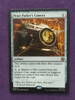 MTG Peter Parker's Camera Regular Rare Marvel Spider-Man Universes 2025 - Image 1