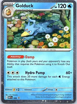 Golduck - MEP 008 Holo ME: Mega Evolution Promo - Pokemon Card - NM - Image 1