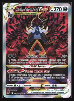 Pokemon Hisuian Samurott VSTAR GG52 Crown Zenith Ultra Rare Full Art Holo NM - Image 1