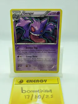 Gengar 60/162 - Breakthrough Holo Rare - NM/Mint - Pokemon - Image 3