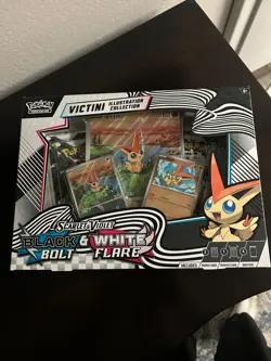 Pokemon TCG Black Bolt/White Flare Victini Illustration Collection Box - Image 1