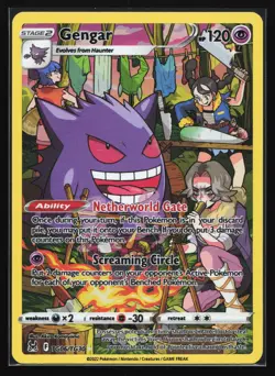 Pokemon Gengar TG06 Lost Origin Ultra Rare Full Art Holo NM - Image 1