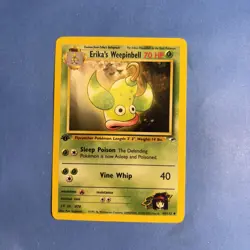 Pokemon TCG - ERIKA'S WEEPINBELL - 1ST EDITION - 49/132 - Gym Heroes (2000) - NM - Image 1