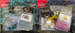 Pokemon TCG Paldean Fates Tech Sticker Collection 2 Lot Maschiff & Greavard - Image 1