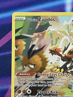 Pokemon TCG: Galarian Zapdos- Promo SWSH283 - Image 2