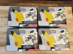 Pokemon Sealed 4 Pack Celebrations Collector Chest Tin 25th Anniversary Lunch Bo - Image 1