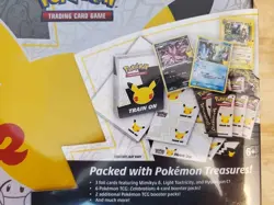 Pokemon Sealed 4 Pack Celebrations Collector Chest Tin 25th Anniversary Lunch Bo - Image 4