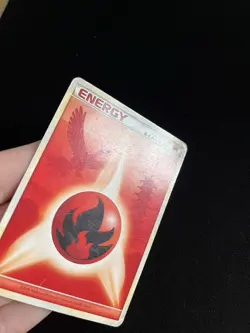 Fire Energy PL Non Holo Rare Pokemon Card Ho-Oh Heart Gold Soul Silver - Image 2