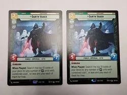 2x Darth Vader Commanding The First Legion - Star Wars Unlimited - Image 1