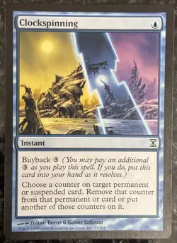 Clockspinning Time Spiral *NM* Regular Common Magic The Gathering Card - Image 1