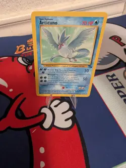 Pokemon TCG Articuno 17/62 Fossil Unlimited Non-Holo Rare Card Vintage LP - Image 1