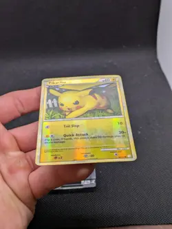 Pikachu 78/123 HeartGold & SoulSilver Reverse Holo Common Pokemon Card LP/Played - Image 3