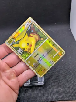 Pikachu 78/123 HeartGold & SoulSilver Reverse Holo Common Pokemon Card LP/Played - Image 4