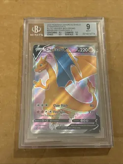 Charizard SWSH050 Champions Path Promo BGS 9 MINT Pokemon Card - Image 1