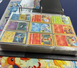 Pokemon Card Binder Collection Lot 40 Full double sided pages w sealed JP packs - Image 3