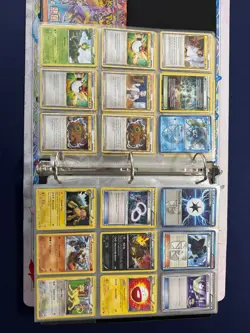 Pokemon Card Binder Collection Lot 40 Full double sided pages w sealed JP packs - Image 4