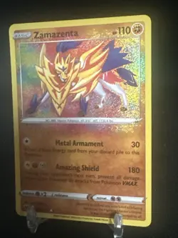 Zamazenta 102/185 Amazing Rare - Pokemon Card Vivid Voltage - Image 2