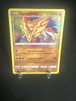 Zamazenta 102/185 Amazing Rare - Pokemon Card Vivid Voltage - Image 4