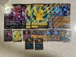 Lot of Jumbo Pokemon Card Lot of 6 and Promos Pikachu V - Image 1