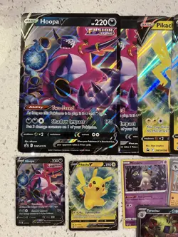 Lot of Jumbo Pokemon Card Lot of 6 and Promos Pikachu V - Image 4