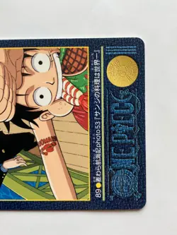 Luffy Sanji ONE PIECE Visual Adventure Cards TCG Japanese Anime 2001 #89 [AI] - Image 3