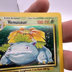 LP-MP Pokemon Card Venusaur 15/102 Base Set Unlimited 1999 WOTC Holo Rare - Image 2