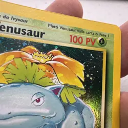 LP-MP Pokemon Card Venusaur 15/102 Base Set Unlimited 1999 WOTC Holo Rare - Image 4