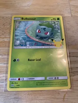 Bulbasaur 1/25 - NM / M - Non Holo Pokemon 25th Anniversary Mcdonalds Promo Card - Image 1