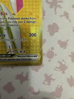 Pokemon Cards Iron Valiant ex 261/182 Gold Secret Rare Paradox Rift - (NM) - Image 4