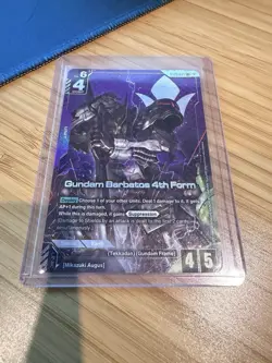 Gundam Card Game - Gundam Barbatos 4th Form - ST05-001 LR - NM - Image 1