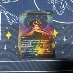 Damn (Borderless) Commander: Duskmourn: House of Horror Foil - Image 1
