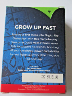 NYCC 2025 MAGIC THE GATHERING SPIDER-MAN WELCOME DECK sealed GREEN MILES MORALES - Image 3