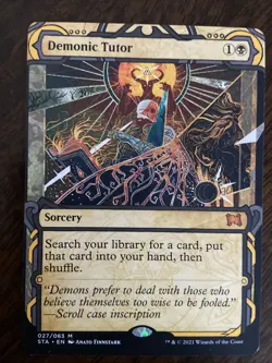 Demonic Tutor - NM - MTG - 027/063 M - Image 1