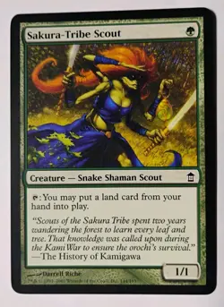 Sakura-Tribe Scout MTG, Saviors of Kamigawa, LP - Image 1