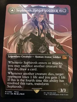 Sephiroth, Fabled SOLDIER (0382) (Borderless) Final Fantasy Regular - Image 1