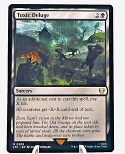 Toxic Deluge 0209-The Lord of the Rings: Tales of Middle-earth-Rare-Magic MTG NM - Image 3