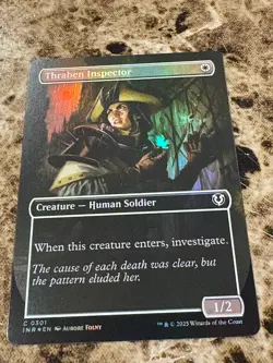 THRABEN INSPECTOR Magic MTG Innistrad Remastered Borderless Foil - Image 1
