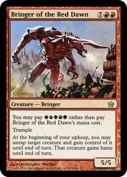BRINGER OF THE RED DAWN x1 mtg NM Fifth Dawn 1 Rare - Image 1