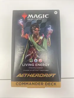 MtG - Aetherdrift Commander Deck - Living Energy NEW/SEALED Free Shipping - Image 1