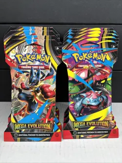 8x Pokemon TCG Mega Evolution Base Set Sleeved Packs BRAND NEW Lucario Venusaur - Image 1