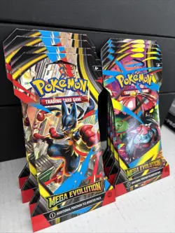 8x Pokemon TCG Mega Evolution Base Set Sleeved Packs BRAND NEW Lucario Venusaur - Image 3