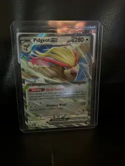 Pidgeot ex - 164/197 - Double Rare Scarlet & Violet - Obsidian Flames Pokemon Li - Image 1