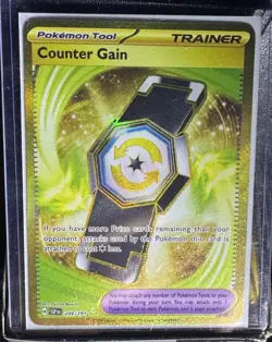 Pokemon SV08 Surging Sparks Counter Gain 249/191 Hyper Rare NM Near Mint - Image 2