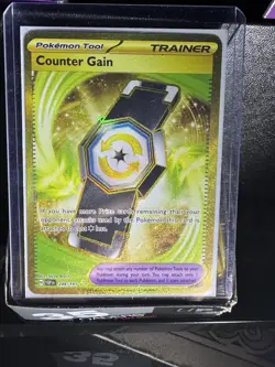 Pokemon SV08 Surging Sparks Counter Gain 249/191 Hyper Rare NM Near Mint - Image 3